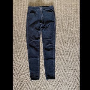 American Eagle black corduroy skinny Jean - size 2 long